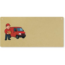 'Delivery Man & Van' Large