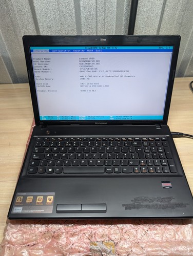 Lenovo g585 amd 300 - e-300, with