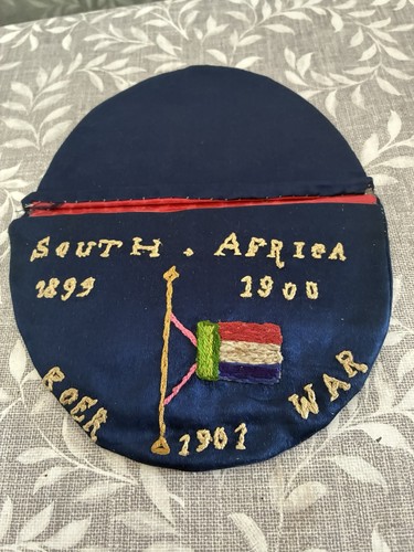 Antique hand embroidered boer - antique, hand-embroidered