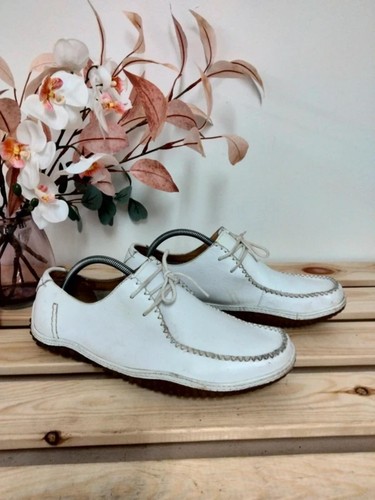 Men clarks white leather - men's,
