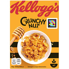 Kelloggs Crunchy Nut Cornflakes Cereal Portion Packs | 1x40x35g | Free Delivery