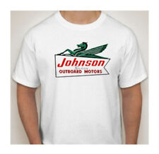 Johnson Outboard Motors T Shirt Boating Marine Engine Seahorse Mercury New GT105