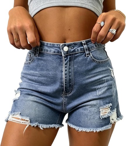 Denim shorts for women - denim,