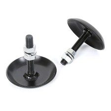 2pcs Gloss Black Snow Plow