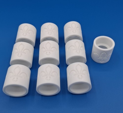 White scout woggle - scout,