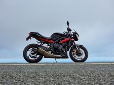 2015 Triumph Street Triple R ABS – 4,870 miles – Matte Black – Arrow Exhaust FSH