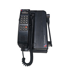 Motorola 4800X Mobile Brick Phone 1989 Black Untested Spare Or Repair