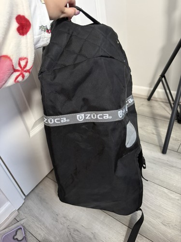 Black zuca mac makeup bag - x,