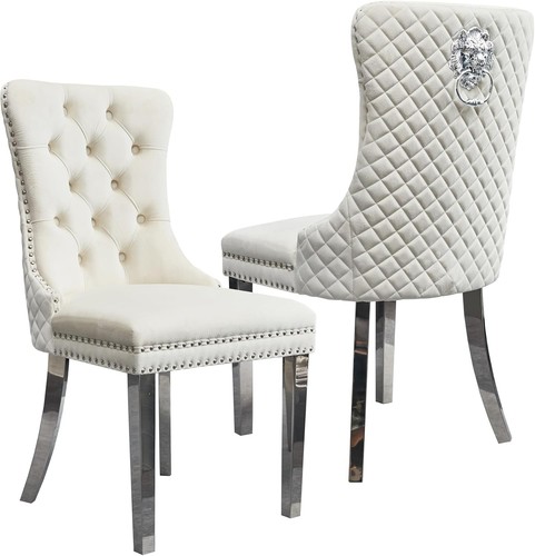 Luxury velvet dining chair - velvet,