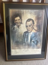 Krays brother signed print