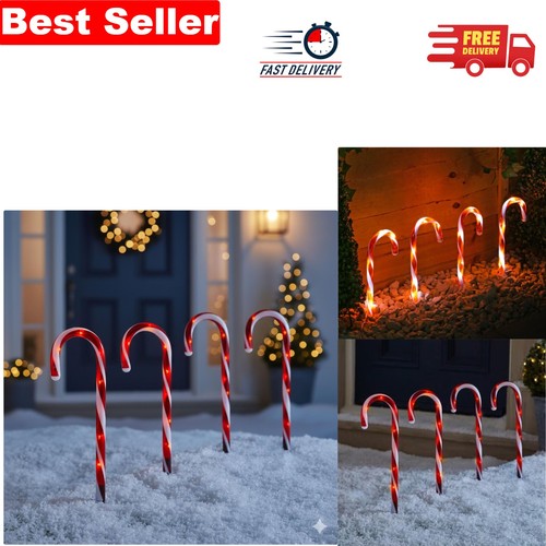 Weatherproof pack candy cane - 4,