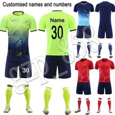 Personalized Football Kids Boys Girls kit Shirt Training Set Birthday Gift