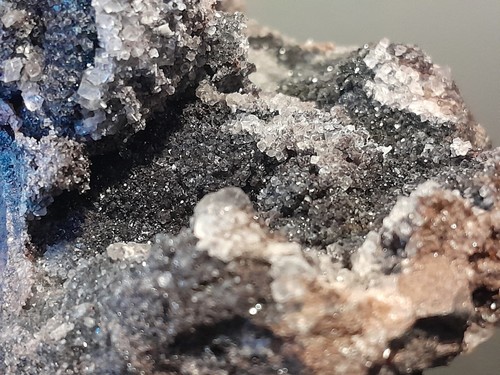 Druzy smokey quartz fluorite - smokey,