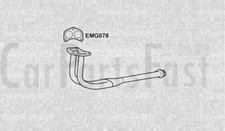 EXFD2086 EXHAUST FRONT PIPE Ford Escort 1.3 Petrol Van 01/1985 to 02/1986