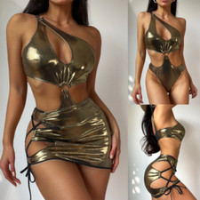 Stretch Hollow Out Bodysuit Nightclub Performance Stage Outfit Rave Clothing