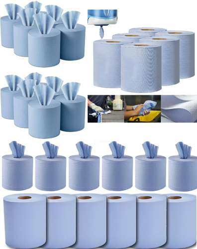 Blue roll centre feed - feed, rolls