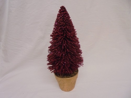 Vintage red glitter small - red,