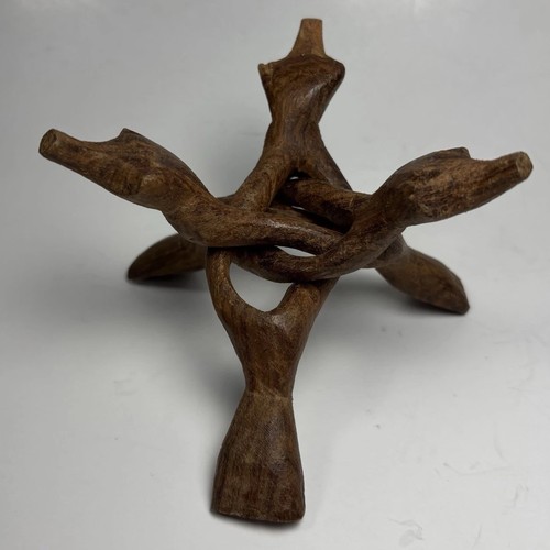 Hand carved cobra - hand, tripod
