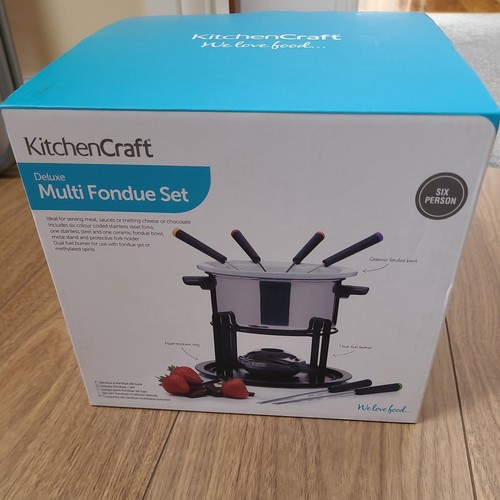 Kitchencraft deluxe fondue set - deluxe,