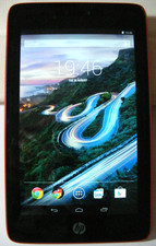 Hewlett Packard Slate7 HD Beats Audio 7" RED Tablet 12GB good working order