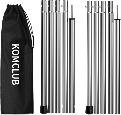 Telescoping tent poles tarp - tent,