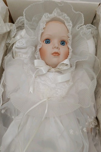 Danbury mint christening doll - danbury,