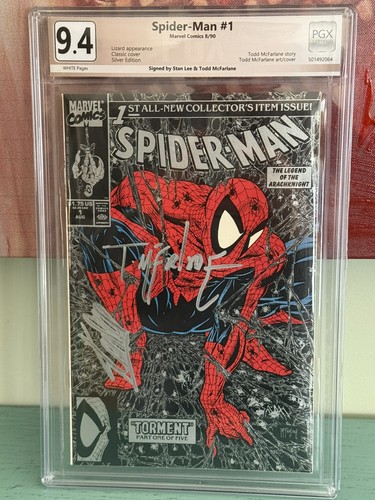 Pgx white spider man 1 - 9.4, spider-man