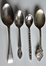 Vintage Collection Of Spoons, Range Of Markings
