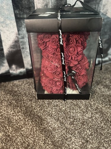 Valentines gift rose teddy - gift,