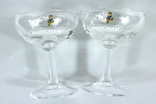 Arc babycham glasses - babycham, 10cm
