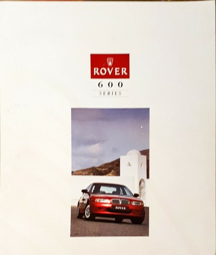 Rover 600 brochure 1993 - rover,