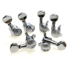 6 Chrome Locking Tuners Pegs