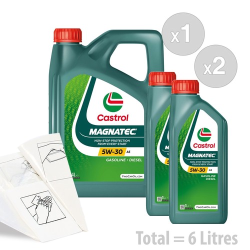 Car engine oil service kit - oil,