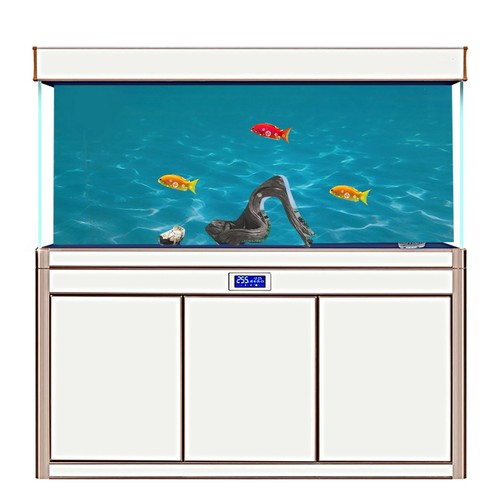 Fish tank background sticker - tank,