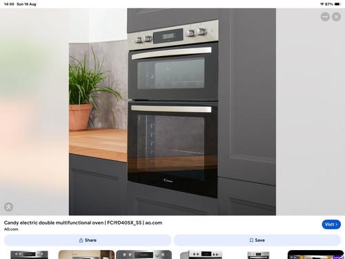 Built double oven - built, brand