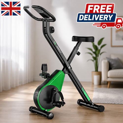 Upgraded folding exercise bike - exercise,