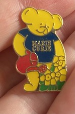Marie Curie Bear Pin Badge