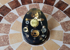 Vintage Steampunk Watch Parts Cogs Jeweler Resin Lucite Paper Weight