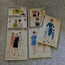  Vintage Butterick Sewing