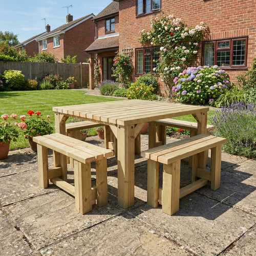 Garden bench table - garden, set