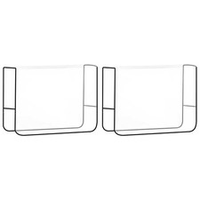 Square Clear Salon Chair