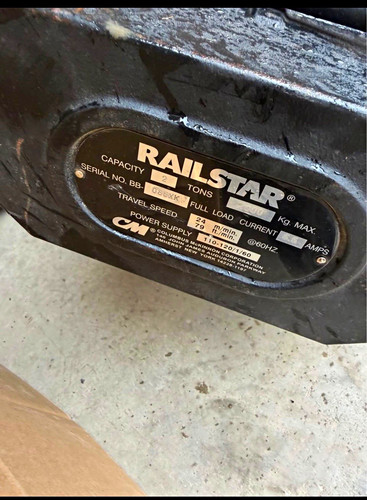 Railstar 2000kg electric chain - railstar,