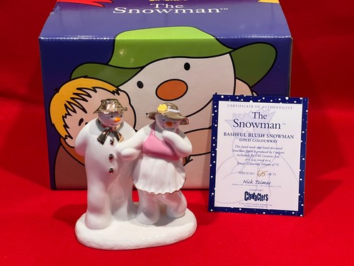 Coalport the snowman figure - coalport,