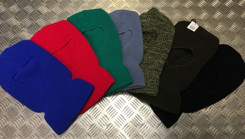 Knitted hole balaclava - knitted,
