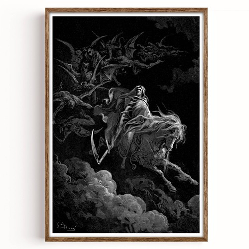Gustave doré death pale - a,