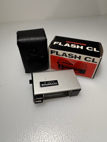 Olympus flash cased and - cl, ,