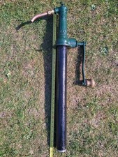 Vintage/Antique Automobilia Oil Tank Hand Crank Pump Castrol / Duckhams?