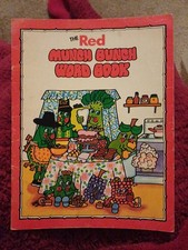 The Red Munch Bunch Word Book by Giles Reed - Vintage Paperback 1985 - HTF - VGC