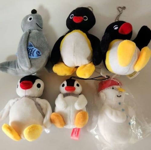 Pingu plush toy set - pingu,