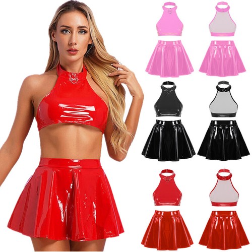 Womens wet look - womens, leather
